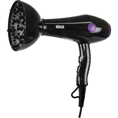 HAIRDRYER  MD-1606D (1003983) 1600W AC MOTOR BLACK